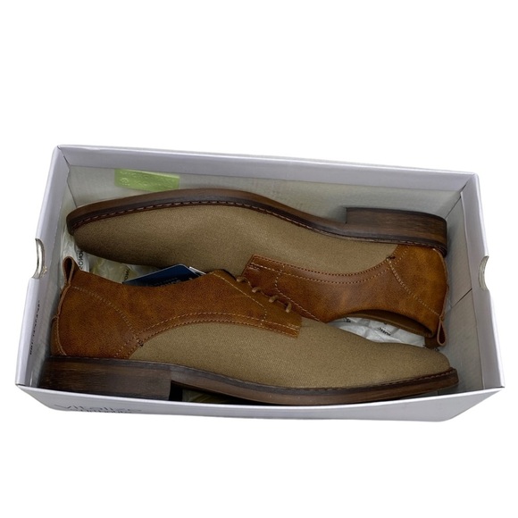 Sonoma Norrin Two-Tone Oxfords (Size:13, Color:Taupe/Brown) - Picture 4 of 5